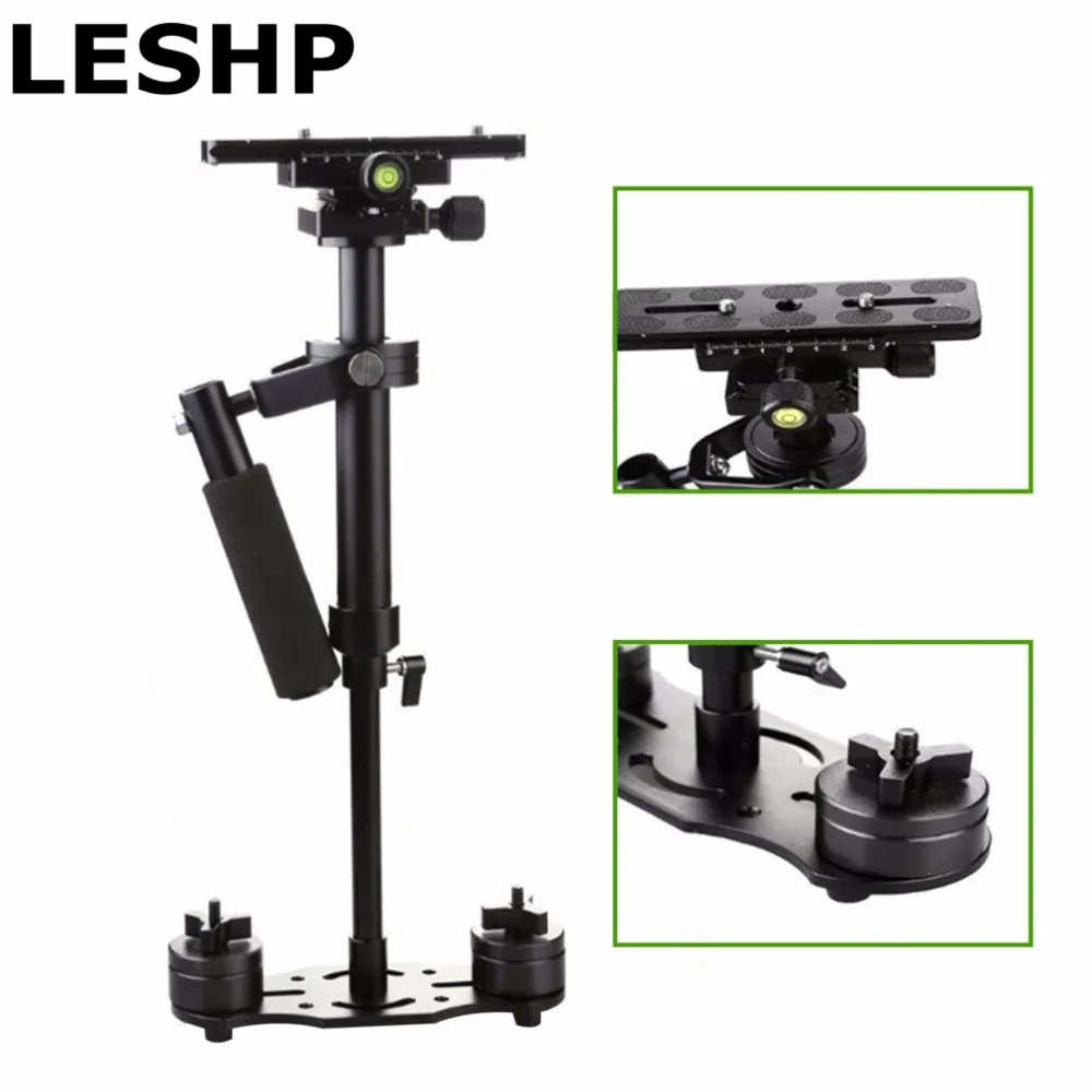S40 Steadycam масштабируемый из углеродного волокна Ручной Стабилизатор Steadicam для Canon Nikon sony DSLR камера компактная видеокамера