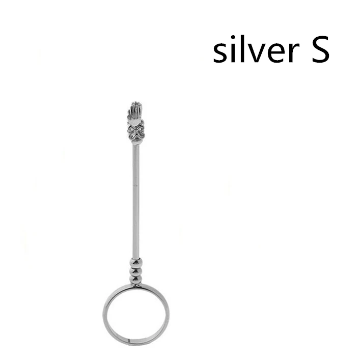 Silver S Курительная сигарета, кольцо на палец, коптильня, сигарета, ручной держатель для женщин, подарки на Рождество и год, курительная сигарета, держатель, кольцо - Цвет: Silver S