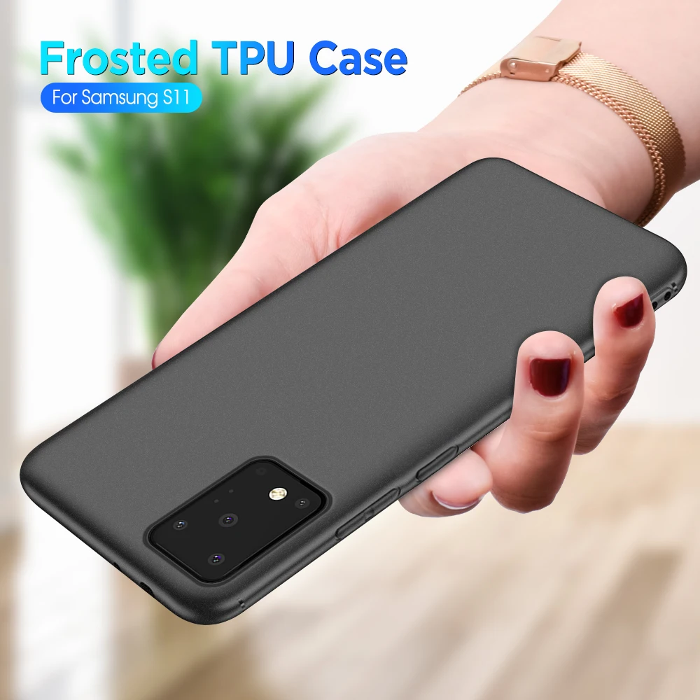 For Samsung Galaxy S11 Plus A51 A71 Black Matte Phone Case Soft Tpu Back Cover For Samsung A30 A50 S11e S10 Funda Coque Phone Case Covers Aliexpress