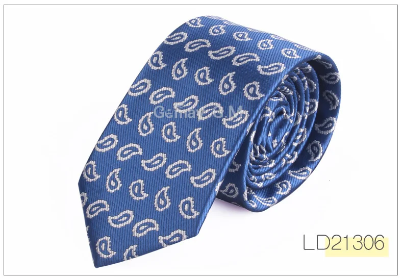 Новое жаккардовые шеи галстук для Для мужчин свадебные Бизнес классические галстуки Мода полиэстер тонкий Для мужчин s галстук для костюм 6