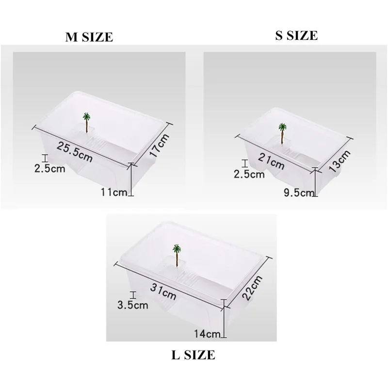 Пластиковый прозрачный Аквариум большой емкости аквариум для обитания