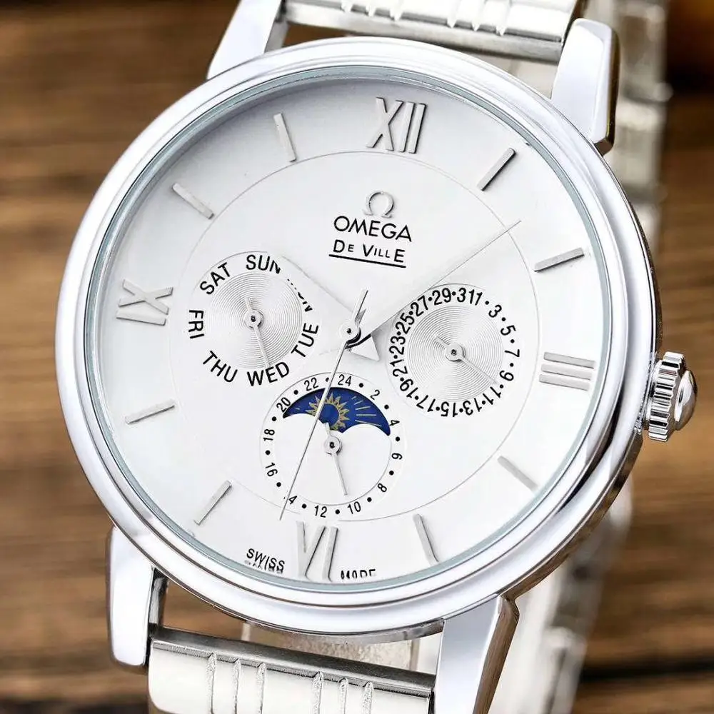 

Omega- Luxury Brand Ceramic Bezel Mens and wom Mechanical Automatic Movement 007Watch Designer Watches Wrist watches 1968