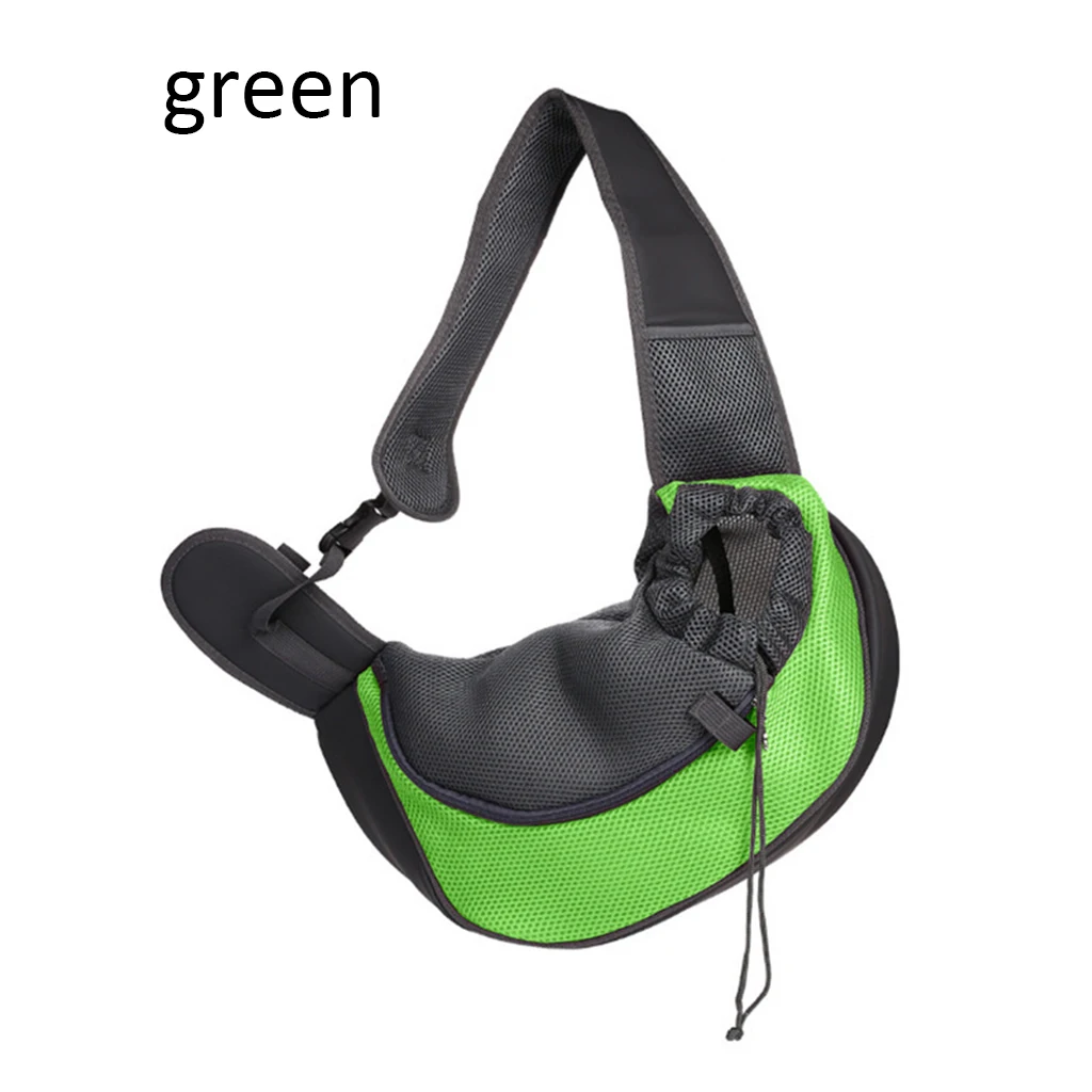 Удобная переноска для собак, переноска для собак в виде рюкзака, дорожная сумка на плечо, сумка для переноски домашних животных, сумка для маленьких щенков, кошек - Цвет: Green