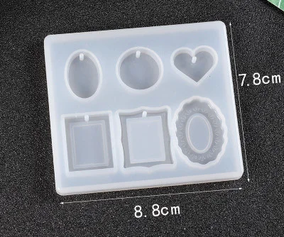 9 Pendant mold Международная в форме шахмат силиконовая форма DIY Пластилин Кристалл Капля формы украшения торта конфеты форма для выпечки пирожных с шоколадной начинкой P12 - Цвет: 9 Pendant mold