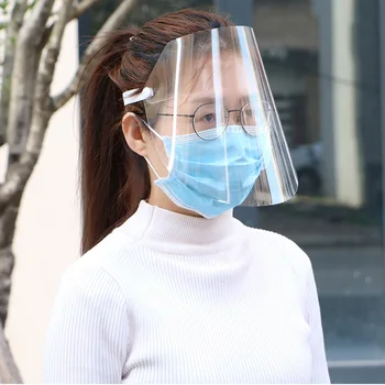 

2020 Hot Full Face Protect Anti saliva PVC Anti Foam Covering Dust-proof Safety Shield Tool Clear Face Mask Protect Eye Safety