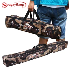 Sougayilang Portable Fishing Rod Bag 80/120cm Large Capacity Multi-Purpose Outdoor Bag For Fishing Rods Carp Fishing Bag Tackle