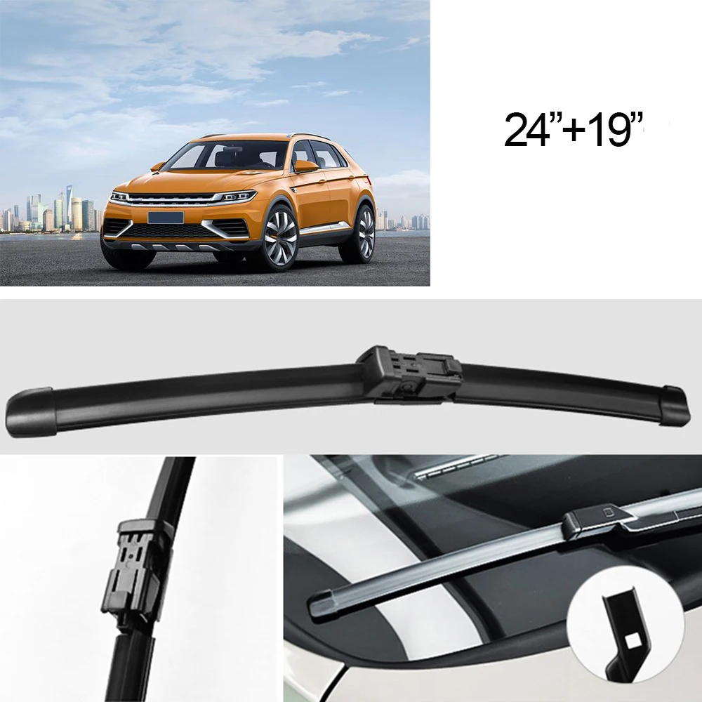 MyHung стеклоочистители для vw Golf 6 2008 2009 2010 2011 2012 натуральная резина передние стеклоочистители аксессуары для автомобиля