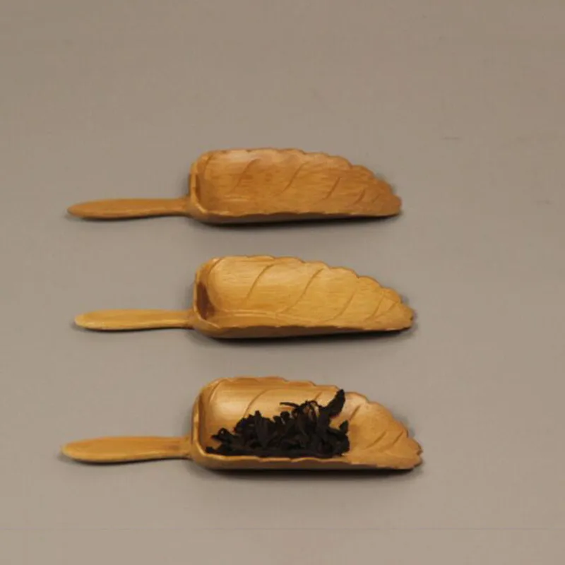 Натуральная бамбуковая чайная ложка кунг-фу чайные инструменты аксессуары винтажные высококачественные деликатные ложки