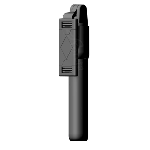 Roreta 3 в 1 Беспроводная Bluetooth селфи палка складной мини штатив расширяемый монопод с пультом дистанционного управления для iPhone IOS Android - Цвет: Черный