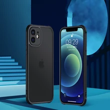 2020 nova anti-queda caso de silicone para iphone 11 pro max 12 caso protetor para iphone x xs max xr 7 8 6s plus se 2020 capa