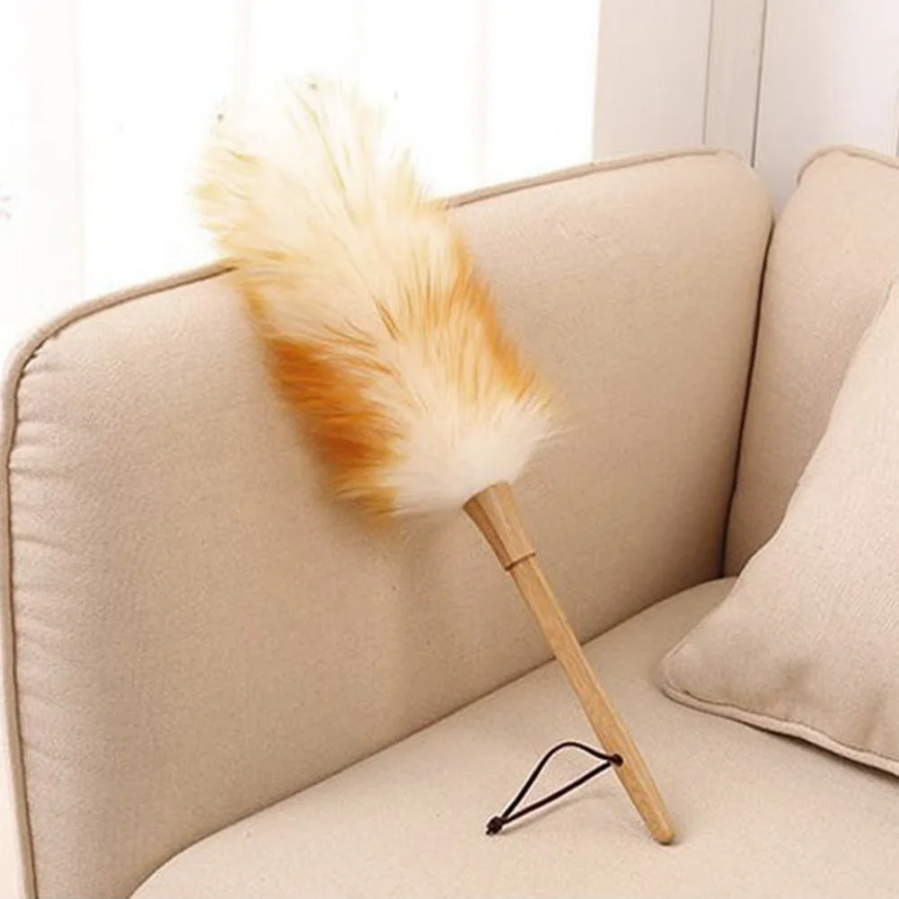 1pc Electrostatic Dust Collection Feather Duster Car Sofa Household Cleaning Tool household products