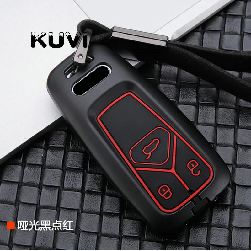 Zinc Alloy Car Key Cover Case Key Case For AUDI A4 B9 Q5 Q7 TT TTS 8S car smart remote Car Styling