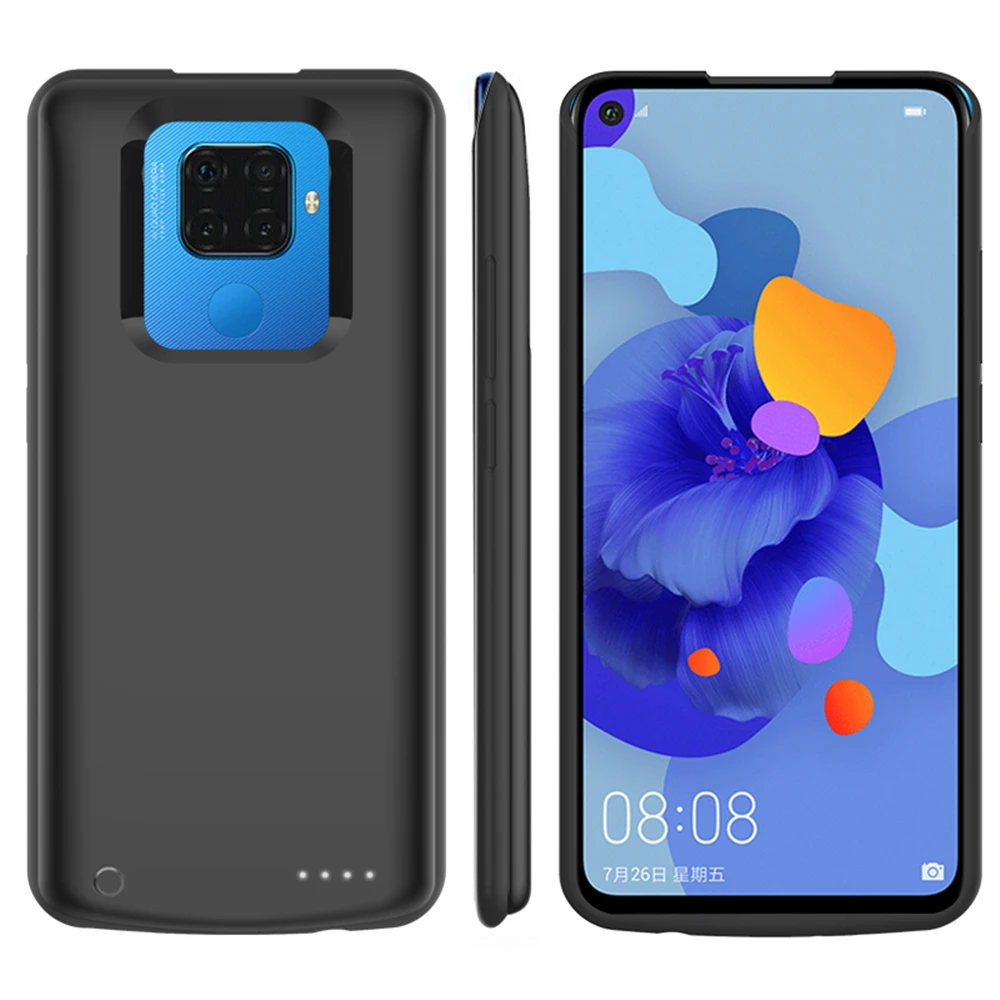 Чехол для зарядки аккумулятора для huawei mate 30 Lite, чехол для внешнего аккумулятора s 6500 mAh, портативный внешний аккумулятор, чехол для зарядного устройства