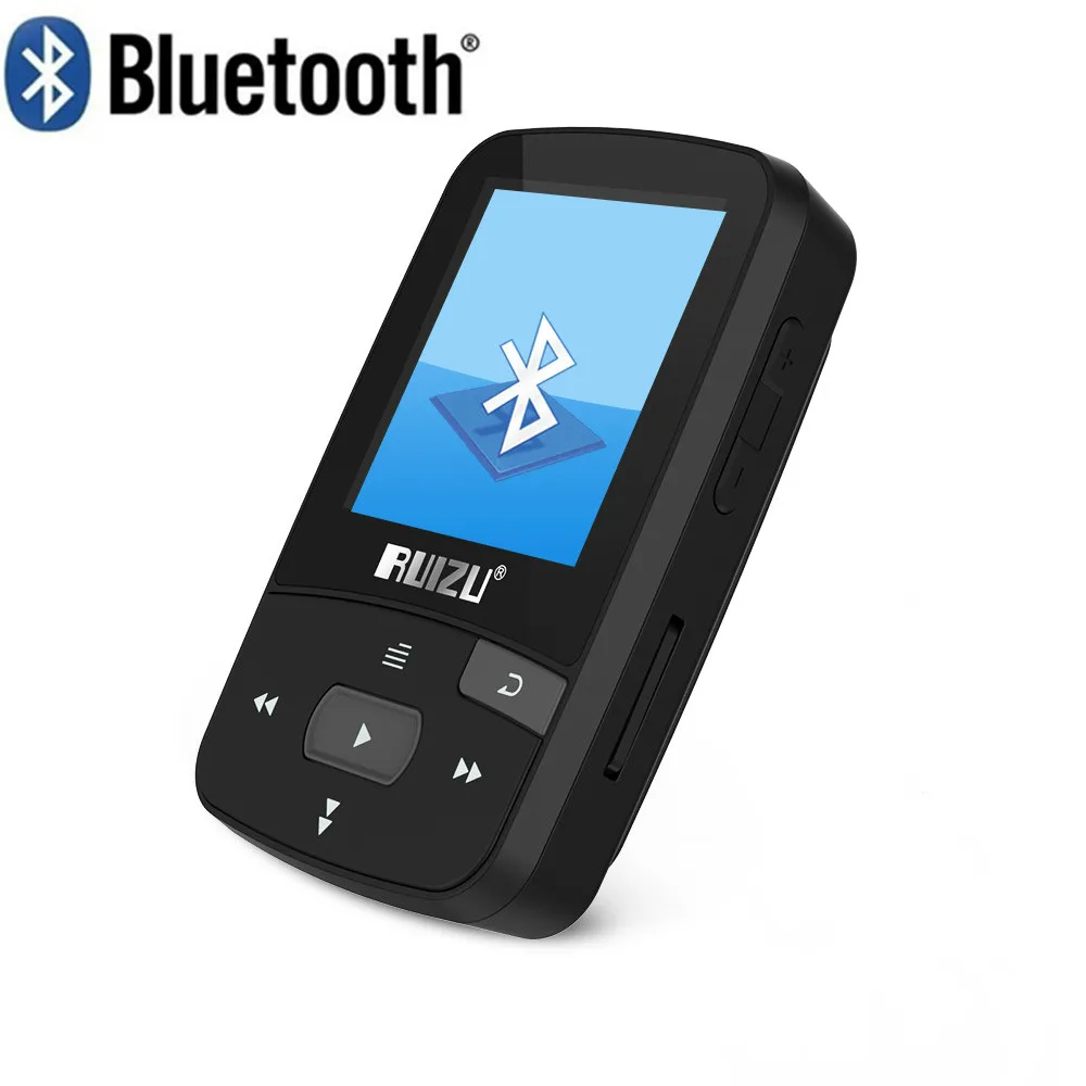 RUIZU X50 Bluetooth спортивный MP3 музыкальный плеер FM радио рекордер Supprot SD карта клип MP3 плеер Bluetooth 8 Гб PK RUIZU X06 X18 X26