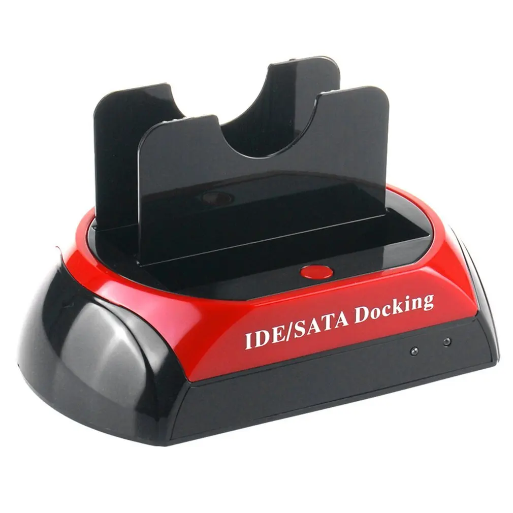 Стандарт ЕС удобный 2,5 и 3,5 дюймов IDE SATA USB 2,0 двойной жесткий диск станция для SATA/HDD/IDE