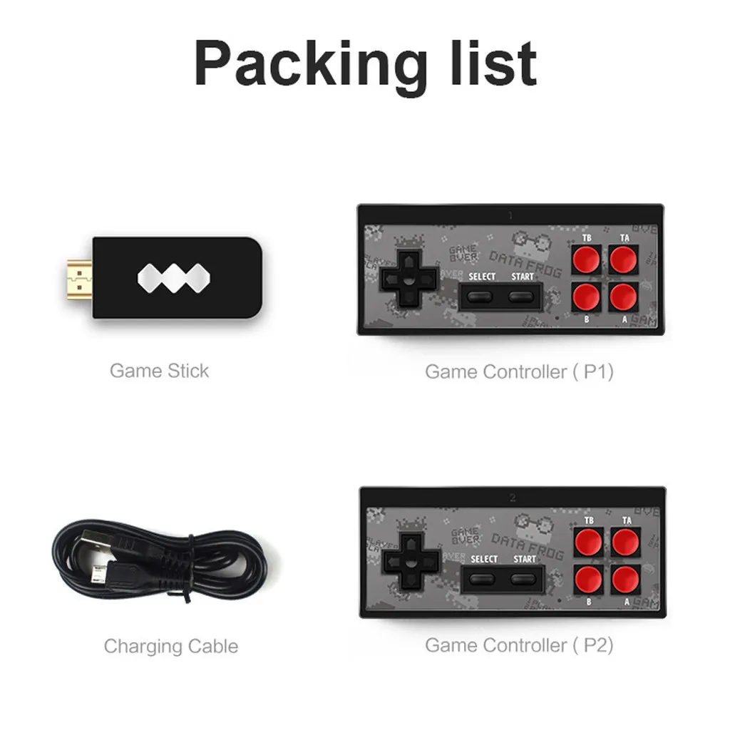 Ретро-Джойстик-данные 4K USB беспроводной портативный ТВ-Видео игровой беспроводной геймпад игровой контроллер игровой джойстик игровой автомат