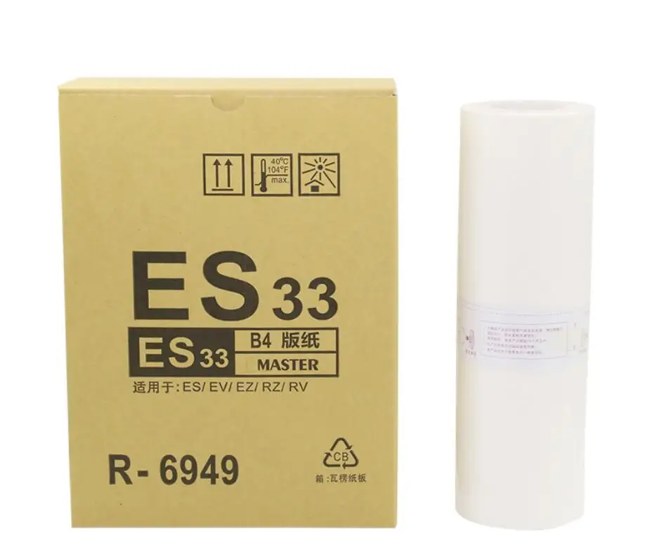 Совместимый ES33c цифровой Дубликатор мастер-ролл для riso ES2561C RV2460c ES2560C RV2950c 2591 копировальный мастер-принтер 2 шт