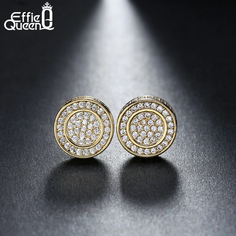 Женские серьги гвоздики золотистого и серебристого цветов|brand stud earrings|stud earringsround