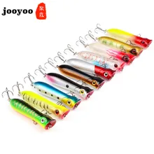 10 Color New Luya Bait 80mm 12g Fishing Gear 6# Black Hook Plastic Bait Crankbait Minnow Swimming Crank Baits Fishing Lure