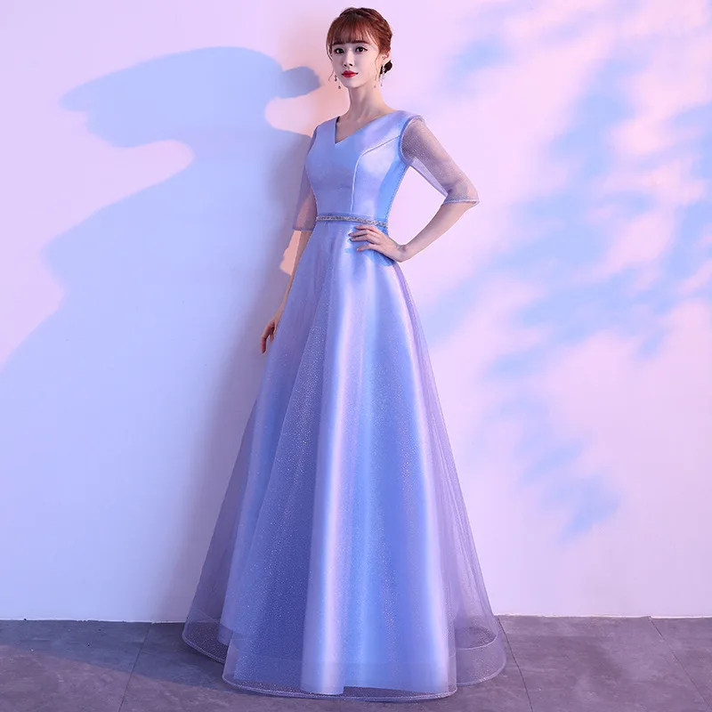 Младшего возраста вечернее платье Qipao отложной воротник длинное официальное вечернее платье женские сапоги, модные бархатные сатиновый, пэчворк китайский платья для выпускного вечера
