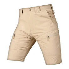 Летние мужские уличные быстросохнущие дышащие эластичные шорты для тренировок, кемпинга, охоты, городской тактический спецназ, боевые карго, короткие брюки