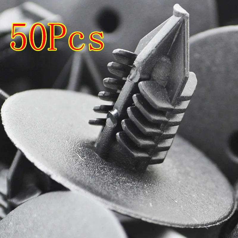 50Pcs 10Mm Rivetti In Plastica Elementi Di Fissaggio Porta Parafango Copertura Paraurti Push Pin Clip Clip Per Toyota Vw Renault