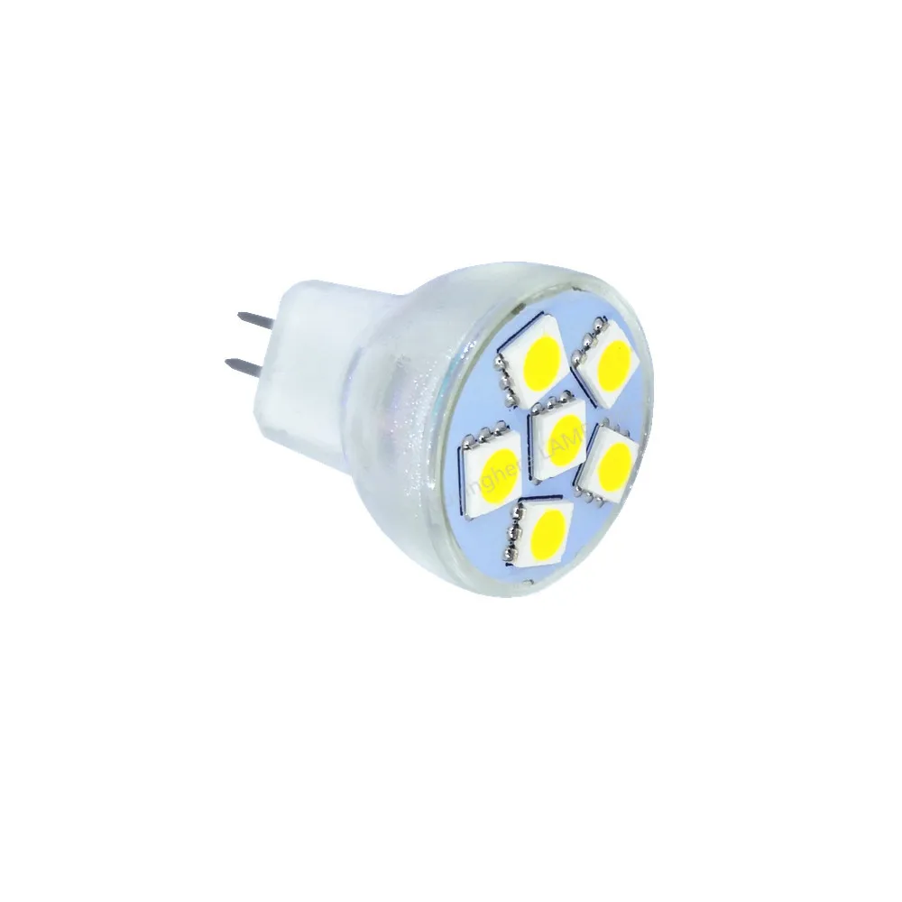 6 шт./лот ACDC12V Светодиодный прожектор MR8 12В 6smd 5050 прожектор светодиодный MR8 AC12V 5050 6SMD светодиодный MR8 DC12V