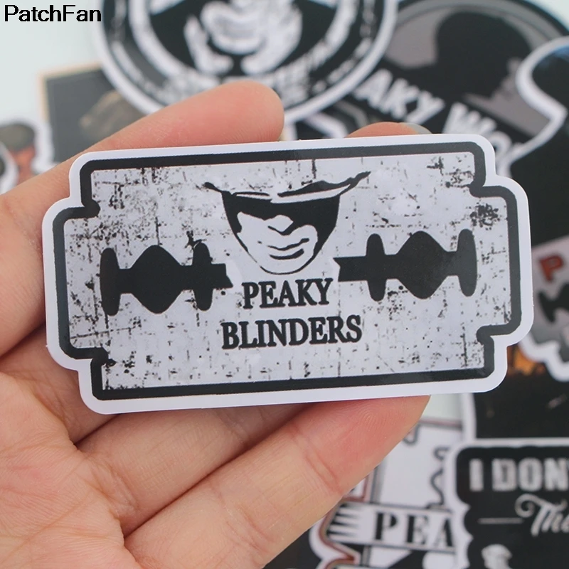 12 компл. Patchfan 18 шт. peaky blinders Фильм стикер в стиле панк для DIY телефон багаж ноутбук мотоцикл телефон водонепроницаемый стикер A2630