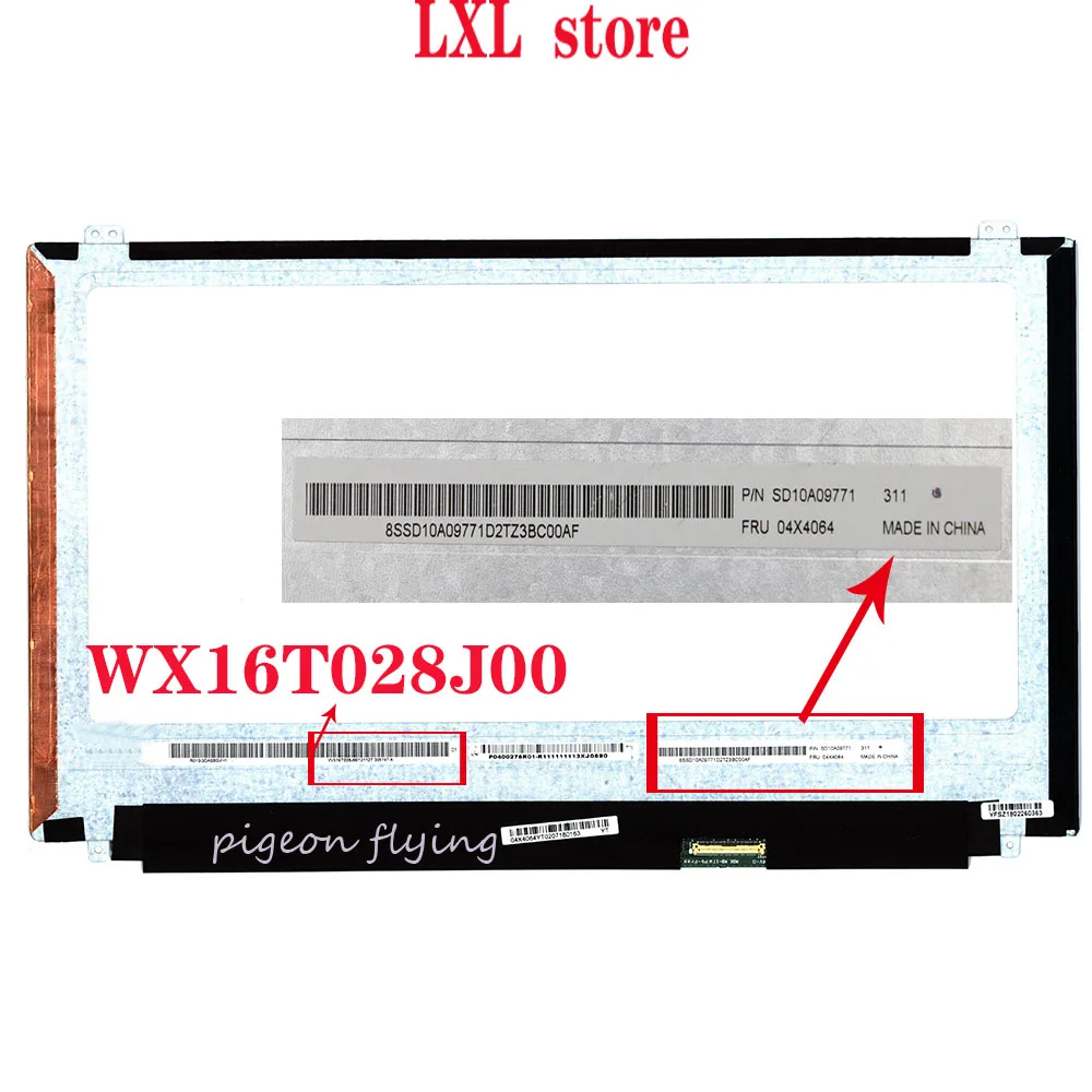 T560 ЖК-экран для ноутбука Thinkpad 20FH 20FJ ЖК-панель 15," FHD++ 2880*1620 40pin FRU 04X4064 P/N: WX16T028J00 3K A