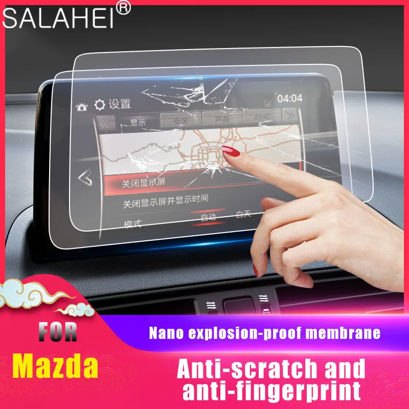 

Luxury GPS Car Navigation Tempered Protection Film LCD Screen Sticker Film For Mazda Axela 19-20 CV-5 19-20 Atenza 18-20 CV-4 20
