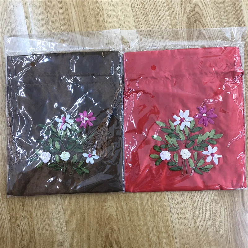 Wholesale10pcs Китайский классический, ручной работы с вышивкой шелковый кошелек мешочки для подарков