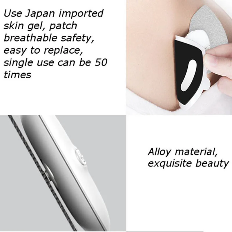 Leravan Portable Magic Massage Sticker Tens Pulse Muscle Massager Full Body Relax ELectric Stimulator from Ecosystem