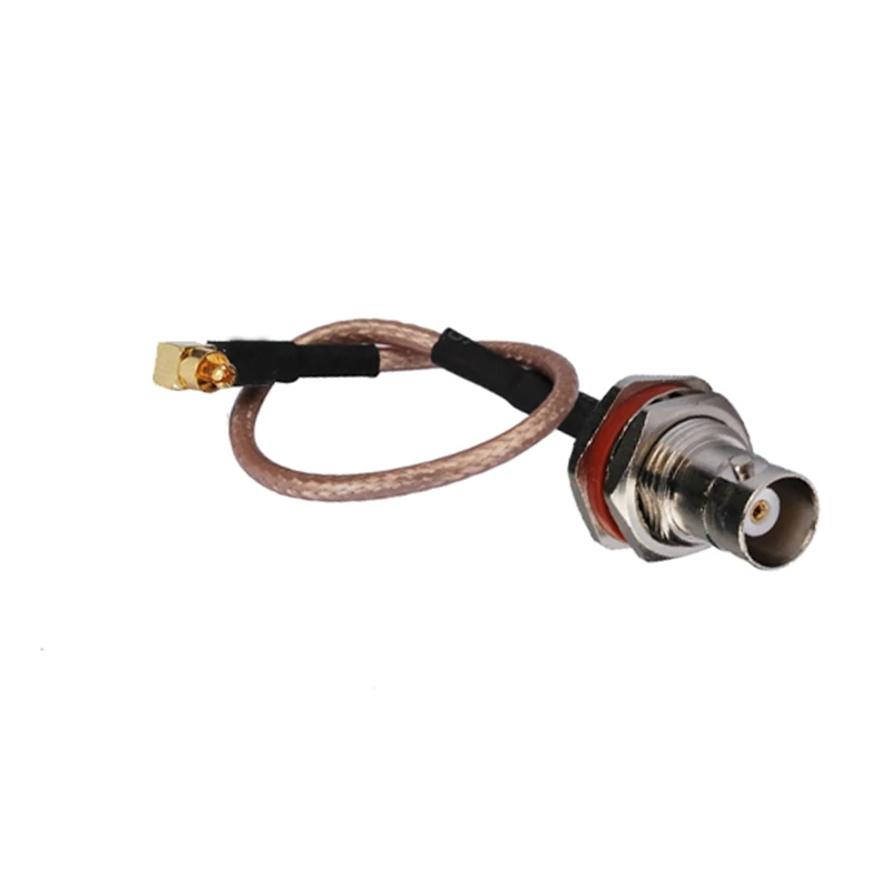 

Superbat BNC Female Jack Bulkhead to Mc-card Male Plug Right Angle Pigtail Cable RG316 15cm