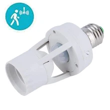Hot AC 110-220V 360 Degrees PIR Induction Motion Sensor IR infrared Human E27 Plug Socket Switch Base Led Bulb light Lamp Holder