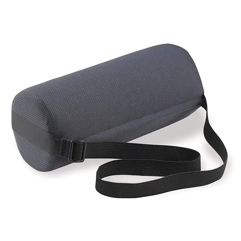 Roll Lumbar Support Pillow For Car Seat Cylinder Ofiice Chair Waist