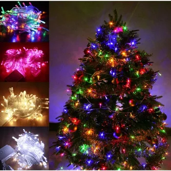 

10-50M LED String Lights Outdoor Street Light EU Plug Holiday Lighting Garland Decors For Garden Xmas Christmas Wedding Party