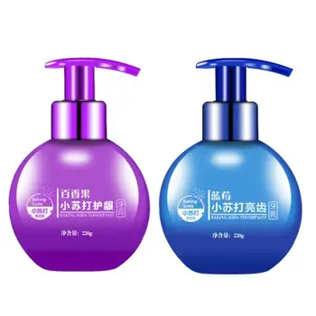 

220g Pressing baking soda toothpaste Natural fruity Decay cream Removal Whitening Tooth flavor Intensive Stain dental Preve Q7H3