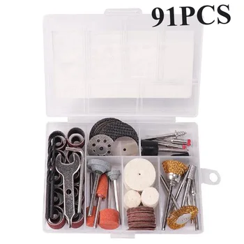 

91pcs Electric Grinder Accessories Rotary Grinding Polishing Working Equipment