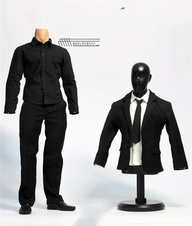 JXTOYS-034 1/6 джентльменский костюм комплект одежды с 2 рубашками для сильного JXS01 Боди 12 ''Мужская фигурка