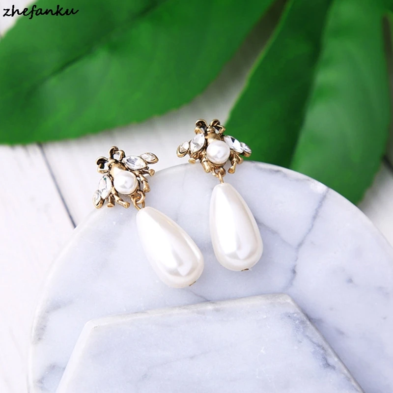 Милые винтажные модные серьги в виде цветка с кристаллами для женщин простые