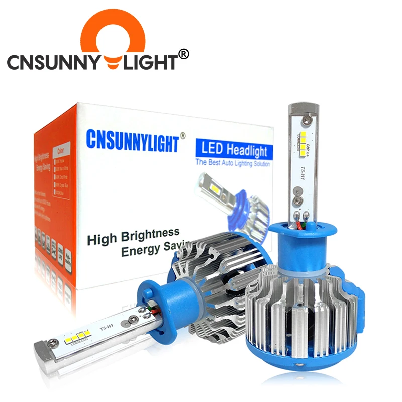CNSUNNYLIGHT H1 880 светодиодная Автомобильная фара 70 Вт 7000LM/комплект комплект для
