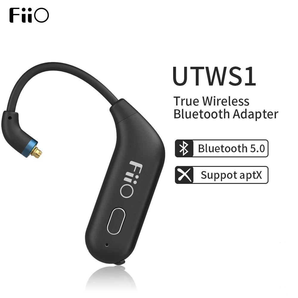 FiiO UTWS1 Bluetooth наушники 5,0 приемник HiFi AAC AptX SBC крючок для наушников-вкладышей MMCX 0,78 мм наушники модуль Bluetooth адаптер