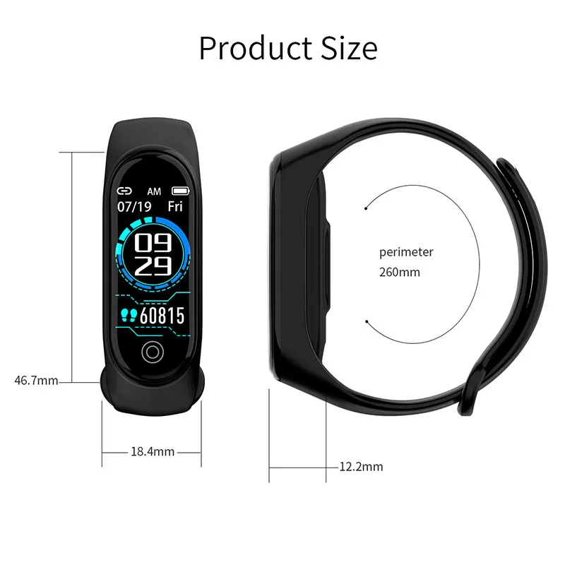 Умный Браслет для RD05/M4plus, шагомер, цветной измеритель артериального давления, пульсометр, спортивный браслет, шагомер для здоровья, фитнес-браслет