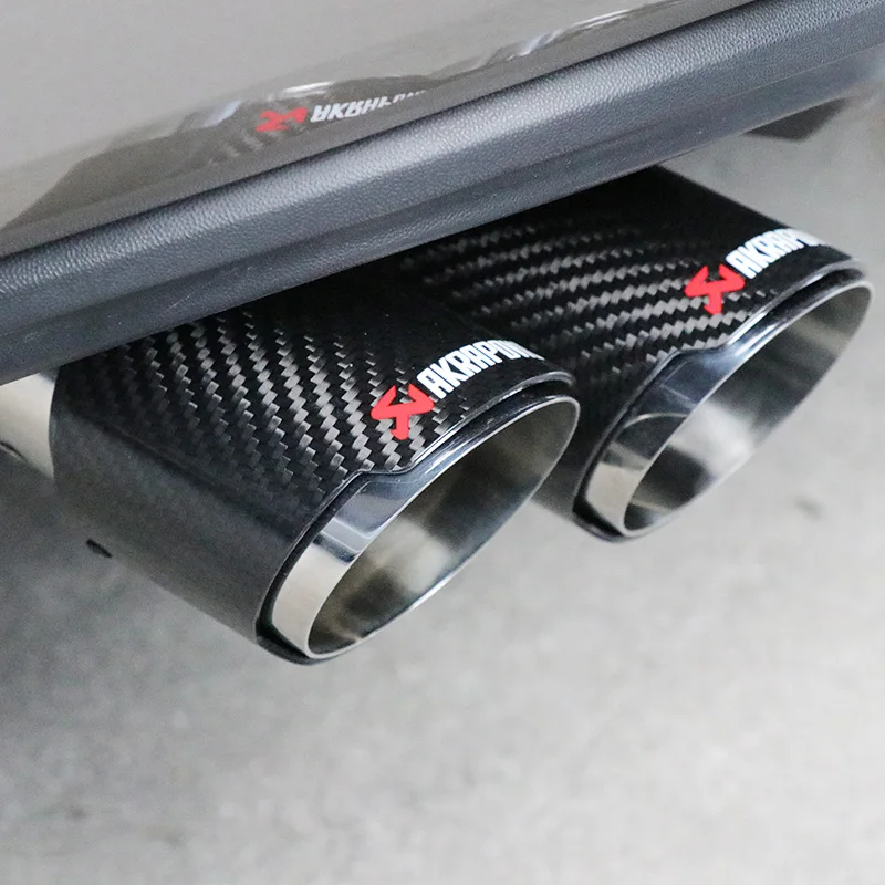 

Suitable for Volkswagen tail exhaust pipe tail throat 1.4T beetle Golf 7 imported special carbon fiber exhaust pipe tail throat