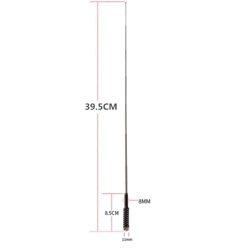 walkie talkie telescopic tie-rod antenna UHF 400-480MHZ antenna SMA-M for YAESU Vertex VX-1R VX-2R VX-3R VX-7R