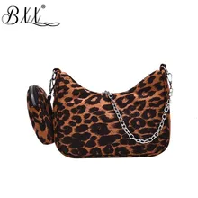 BXX Sac/ Модные осенние зимние роскошные женские сумки дизайнерские Джокер ретро Леопардовый принт сумка через плечо ZA2039