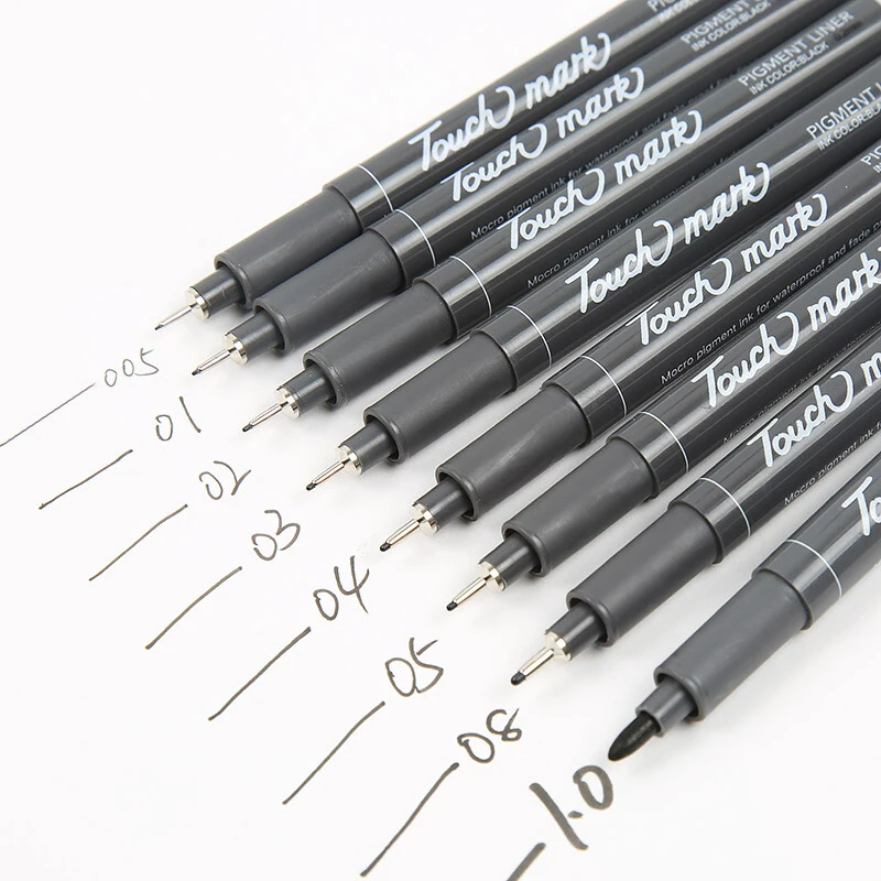 Водонепроницаемый Archival микро тонкий точечный вкладыш PenMultiliner эскиз аниметехнические Рисование офисные принадлежности для скрапбукинга