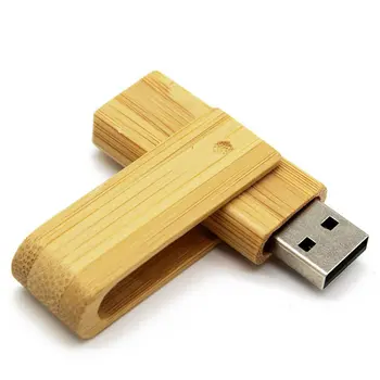

Creative Carbon Wooden Flash Drive USB2.0 Pen Drive Mini Portable U Disk Rotatable Memory Stick for Laptops PC Notebook