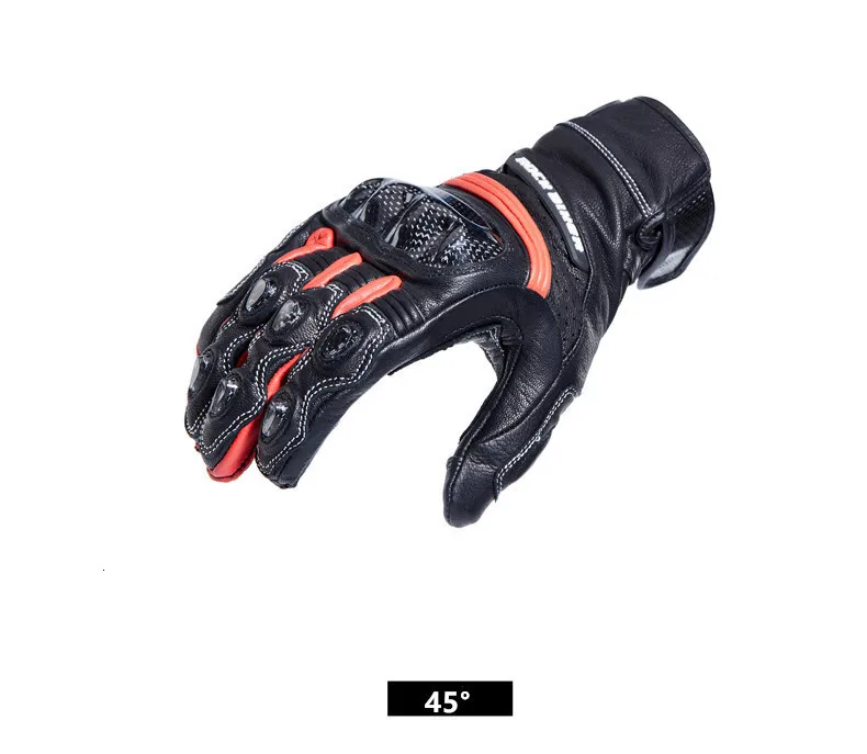 Мото Нескользящие перчатки из углеродного волокна для мотоцикла с сенсорным экраном кожаные летние перчатки для мотокросса защитные перчатки для езды на велосипеде