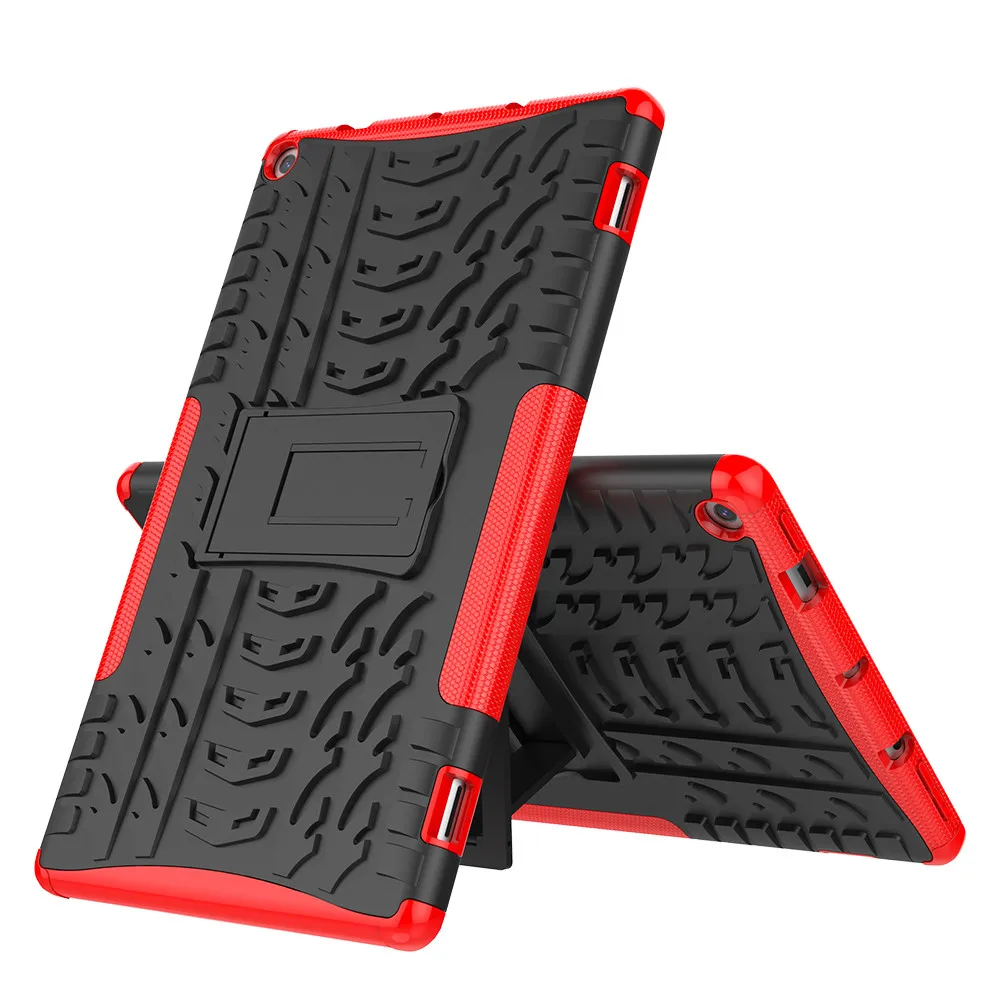 Чехол-подставка для Amazon Kindle Fire HD 10 гибридный прочный жесткий резиновый ПК чехол-подставка защитный кронштейн ударопрочный корпус